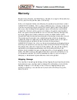 Preview for 5 page of Longevity ForceCut 60i Operating Manual