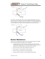 Предварительный просмотр 18 страницы Longevity ForceCut LP-100 Operating Manual