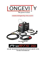 Longevity ProMTS 252i Operating Instructions Manual предпросмотр