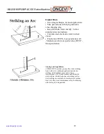 Предварительный просмотр 41 страницы Longevity WeldAll 160 Operating Manual