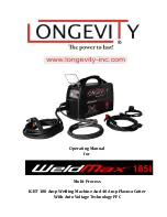 Предварительный просмотр 1 страницы Longevity WeldMax 185i Operating Manual