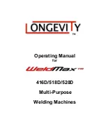 Предварительный просмотр 1 страницы Longevity WeldMax 416D Operating Manual