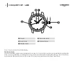 Предварительный просмотр 4 страницы Longines CONQUEST VHP L288 Instruction Manual