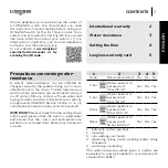 Preview for 3 page of Longines L289 Instruction Manual