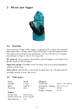 Preview for 4 page of Longray Basic ULV Fogger User Manual