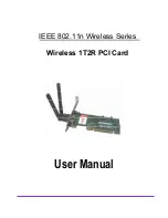 Предварительный просмотр 1 страницы Longshine IEEE 802.11n Wireless Series User Manual