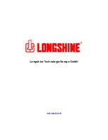 Предварительный просмотр 1 страницы Longshine LCS-8170 User Manual