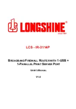 Longshine LCS-IR-3114P User Manual предпросмотр