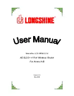 Preview for 1 page of Longshine LCS-WRM-3214 User Manual