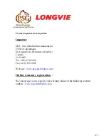 Preview for 21 page of Longvie DG05480 Owner'S Manual