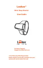 Lookee Wrist Sleep Monitor User Manual preview