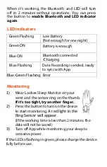 Предварительный просмотр 6 страницы Lookee Wrist Sleep Monitor User Manual