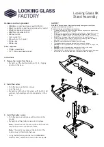 LOOKING GLASS FACTORY 8K Stand Assembly Manual preview