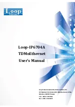 Loop Telecom Loop-IP6704A User Manual предпросмотр