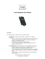 Предварительный просмотр 1 страницы LOOP ChargeCase User Manual