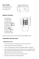 Preview for 6 page of LoopTone TR-18CD Operating Instructions Manual