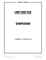 Предварительный просмотр 1 страницы LOOPTROTTER EMPEROR Owner'S Manual