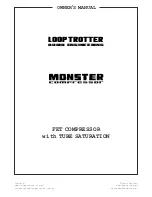 LOOPTROTTER Monster compressor Owner'S Manual предпросмотр