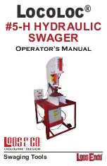 Loos & Co LOCOLOC 5-H Operator'S Manual preview