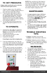 Предварительный просмотр 4 страницы Loos & Co LOCOLOC 5-H Operator'S Manual