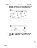 Предварительный просмотр 1 страницы loox 833.89.122 Programming Instructions