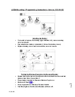 Предварительный просмотр 2 страницы loox 833.89.122 Programming Instructions