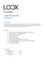 loox LOHD 73XS User Manual предпросмотр