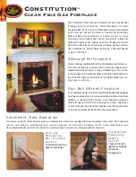 Preview for 2 page of Lopi Clean Face Gas Fireplace Specification