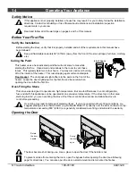 Preview for 14 page of Lopi Freedom Bay Fireplace Insert Owner'S Manual