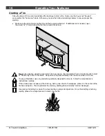 Preview for 16 page of Lopi Freedom Bay Fireplace Insert Owner'S Manual