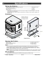 Предварительный просмотр 6 страницы Lopi Horizontal Or Vertical Vent Freestanding Stove Yankee Pellet Stove User Manual