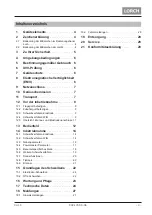 Preview for 3 page of LORCH ControlPro T 180 AC/DC Opertional Manual