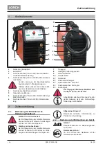 Preview for 4 page of LORCH ControlPro T 180 AC/DC Opertional Manual