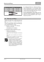 Preview for 23 page of LORCH ControlPro T 180 AC/DC Opertional Manual