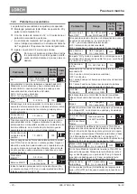 Preview for 72 page of LORCH ControlPro T 180 AC/DC Opertional Manual