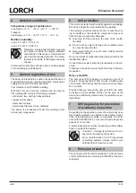 Preview for 28 page of LORCH HandyTIG 180 DC Basic Plus Operation Manual