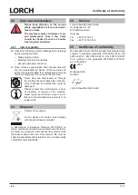 Preview for 44 page of LORCH HandyTIG 180 DC Basic Plus Operation Manual