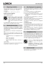 Preview for 72 page of LORCH HandyTIG 180 DC Basic Plus Operation Manual