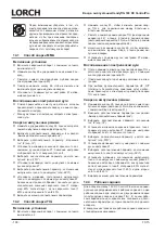 Preview for 100 page of LORCH HandyTIG 180 DC Basic Plus Operation Manual