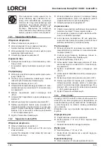 Preview for 122 page of LORCH HandyTIG 180 DC Basic Plus Operation Manual