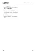 Preview for 186 page of LORCH HandyTIG 180 DC Basic Plus Operation Manual