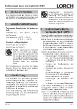 Preview for 7 page of LORCH M-Pro BasicPlus Operation Manual