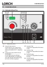 Preview for 16 page of LORCH M-Pro BasicPlus Operation Manual