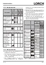 Preview for 21 page of LORCH M-Pro BasicPlus Operation Manual