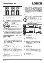 Preview for 13 page of LORCH M-Pro Performance M 200 CuSi Operation Manual