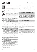 Preview for 38 page of LORCH M-Pro Performance M 200 CuSi Operation Manual