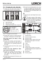 Preview for 45 page of LORCH M-Pro Performance M 200 CuSi Operation Manual