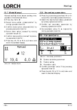 Preview for 50 page of LORCH M-Pro Performance M 200 CuSi Operation Manual