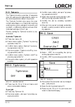 Preview for 51 page of LORCH M-Pro Performance M 200 CuSi Operation Manual