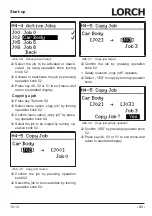 Preview for 53 page of LORCH M-Pro Performance M 200 CuSi Operation Manual